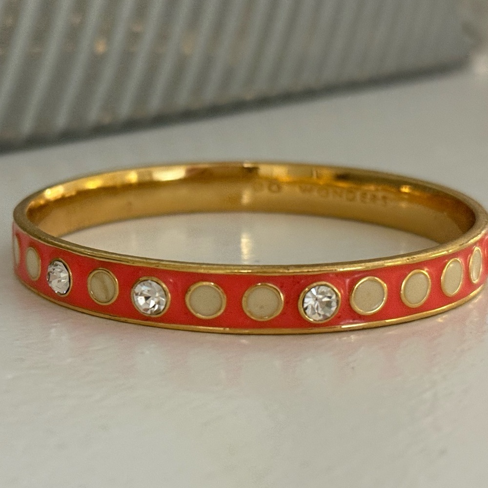Kate Spade Red and Gold Bracelet